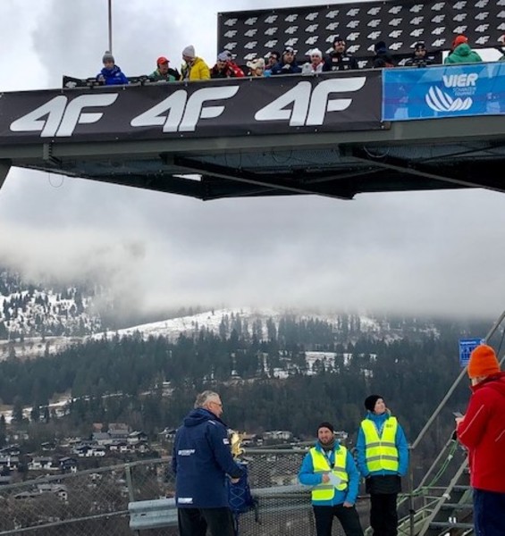 Dienstag, 1. Januar 2019, Neujahrsspringen in Garmisch.
Foto: privat