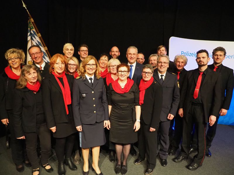 Montag, 28. Januar 2019; Zehn Jahre Polizeipr�sidium Oberbayern S�d - Bayerns Innenminister Joachim Herrmann lobt beim Festakt hervorragende Arbeit: Ausgezeichnete Sicherheitslage dank hochmotivierter Polizistinnen und Polizisten - Weitere Personalverst�rkung geplant.
