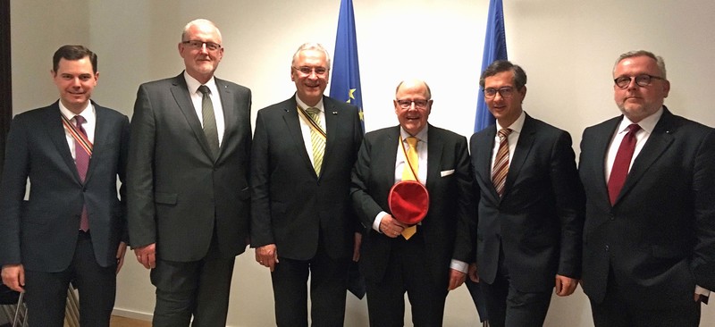 Donnerstag, 11. April 2019; Innenminister Joachim Herrmann beim Politikertreffen der Katholischen Akademikerarbeit Deutschlands (KAD) in Berlin zum Thema 