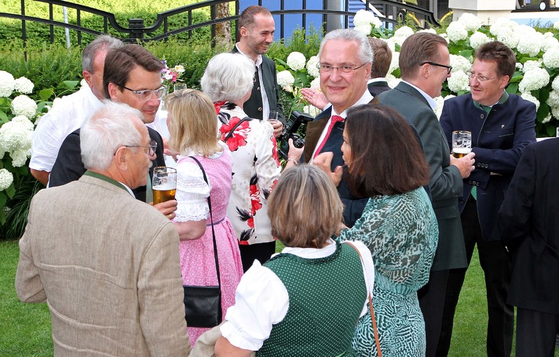Montag, 15. Juli 2019; Innenminister Joachim Herrmann ist beim Treffen der M�nchner Brauereichefs, Wiesnwirte und Repr�sentanten des Viktualienmarkts anl�sslich 14 Jahre Bier- und Oktoberfestmuseum.
Foto: Christoph Schedensack