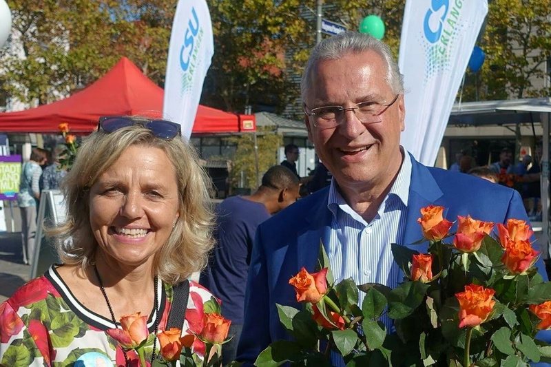 Bei der Landtagswahl am 14. Oktober 2018 gewinnt Joachim Herrmann mit 32,5% der Stimmen  erneut  das Direktmandat im Stimmkreis Erlangen-Heroldsberg-M�hrendorf. Alexandra Wunderlich gewinnt mit 27,4% der Stimmen zum ersten Mal das Direktmandat f�r den Bezirkstag.