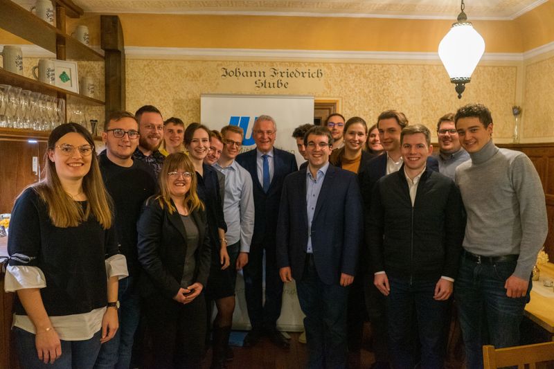 Montag, 30. Januar 2023; Meinungsaustausch mit der JU Mittelfranken.
Copyright: Kai Stürmer