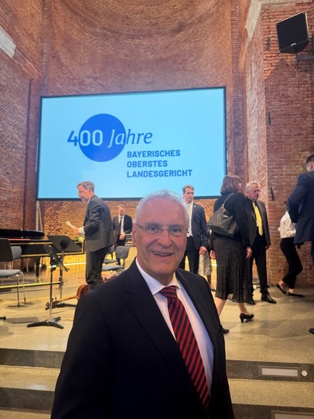 Dienstag, 29. April 2025; 400 Jahre Bayerisches Oberstes Landesgericht - ein historisch einmaliges und herausragendes Beispiel eigenständiger bayerischer Justiz