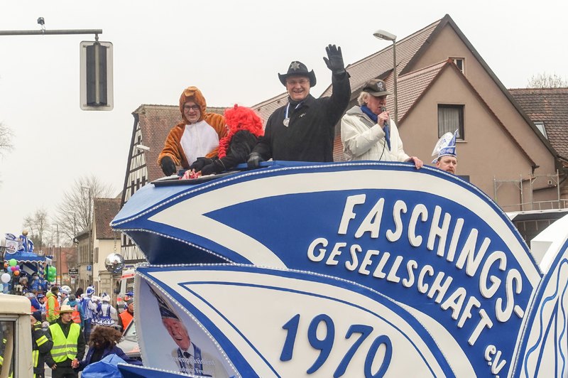 Sonntag, 11. Februar, Faschingsumzug in Erlangen-Bruck
