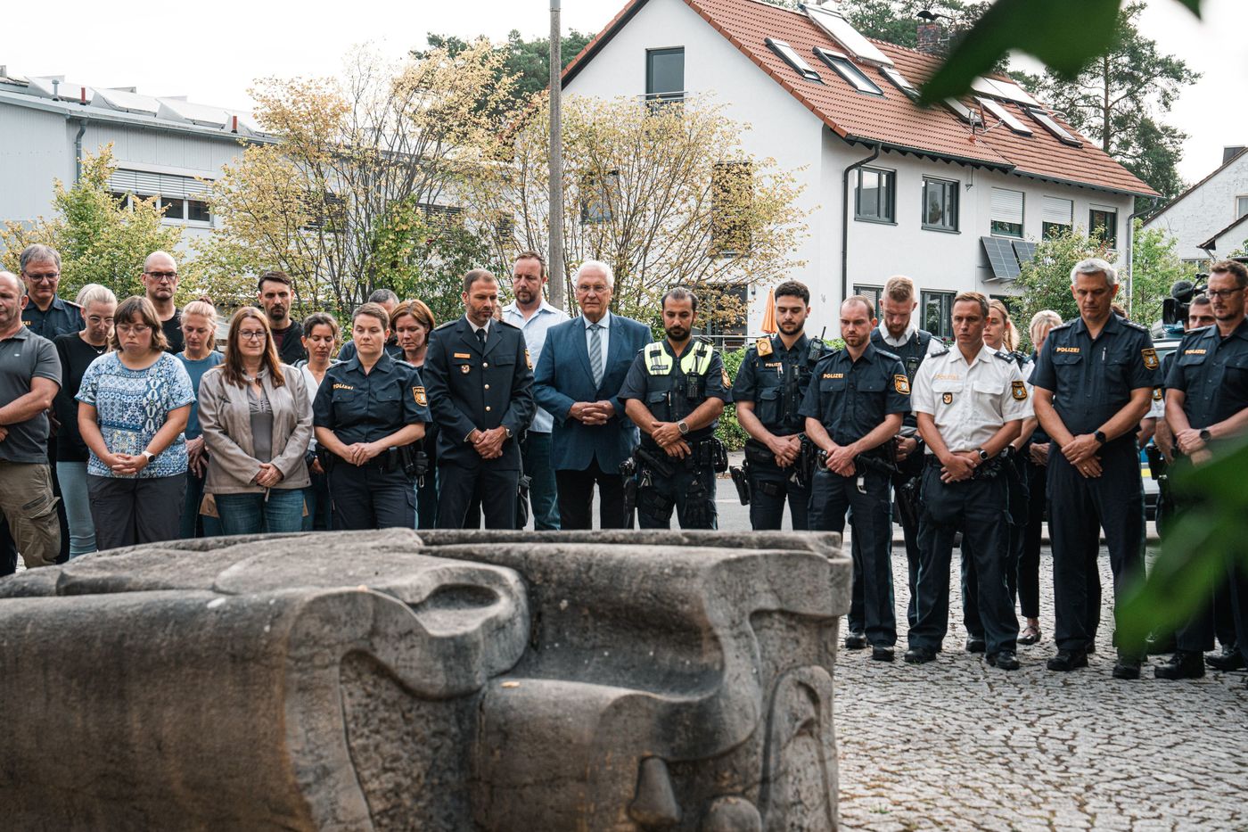 Gedenkmininute in Erlangen